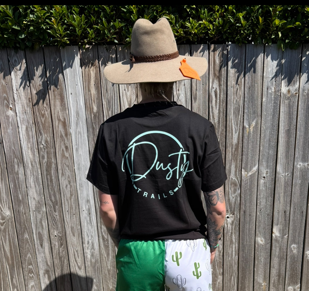 Kids Black & Mint T~Shirt