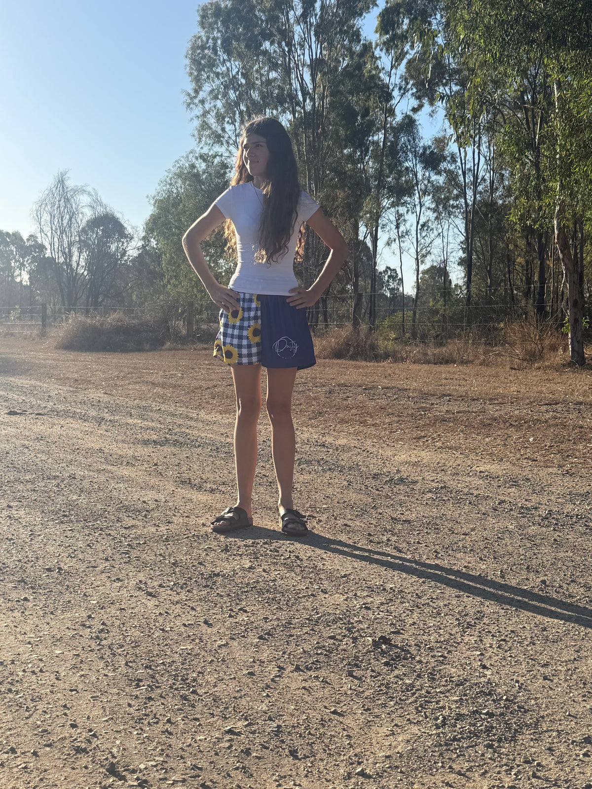 Sunflower Fields Footy Pants