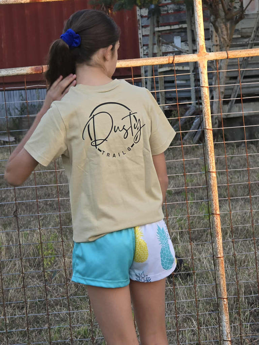 Kids Pineapple Footy Pants