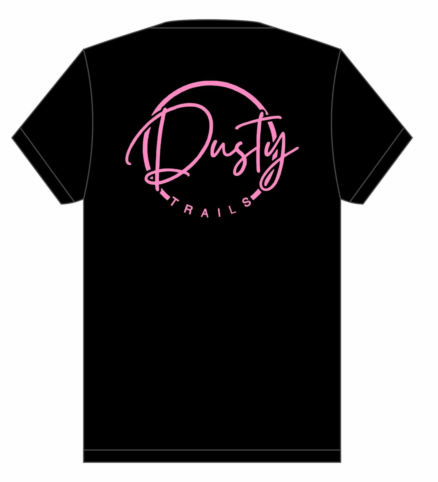 Kids Black T-Shirt Pink Logo