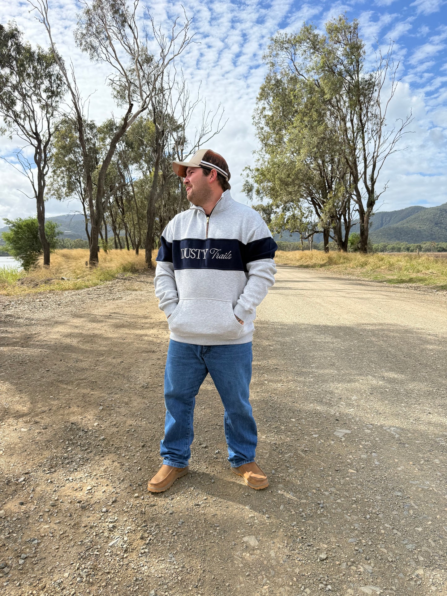 Outback Navy Quarter Zip