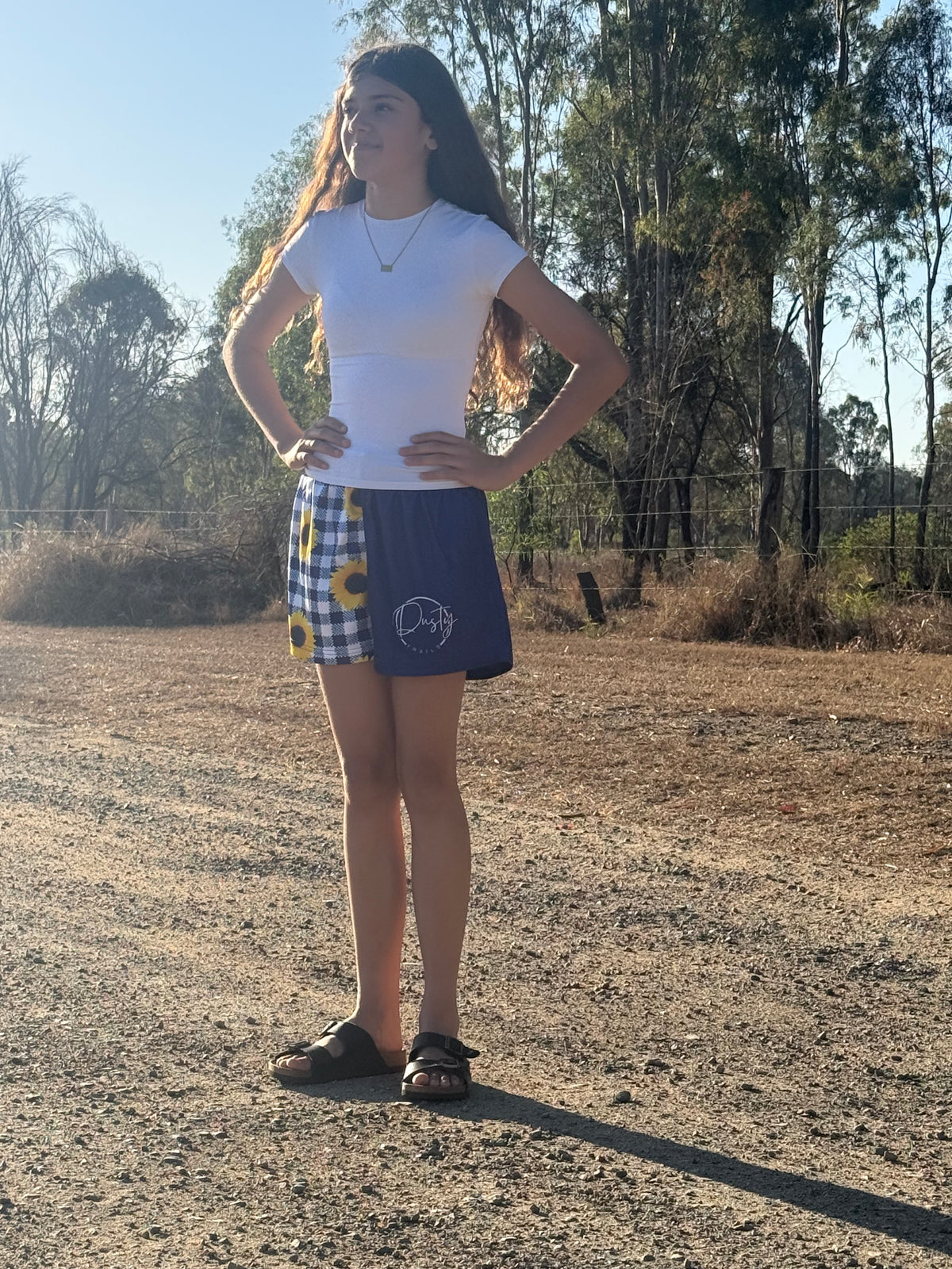 Sunflower Fields Footy Pants