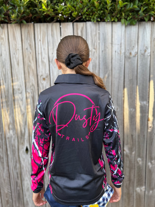 Black & Pink Fishing Jersey