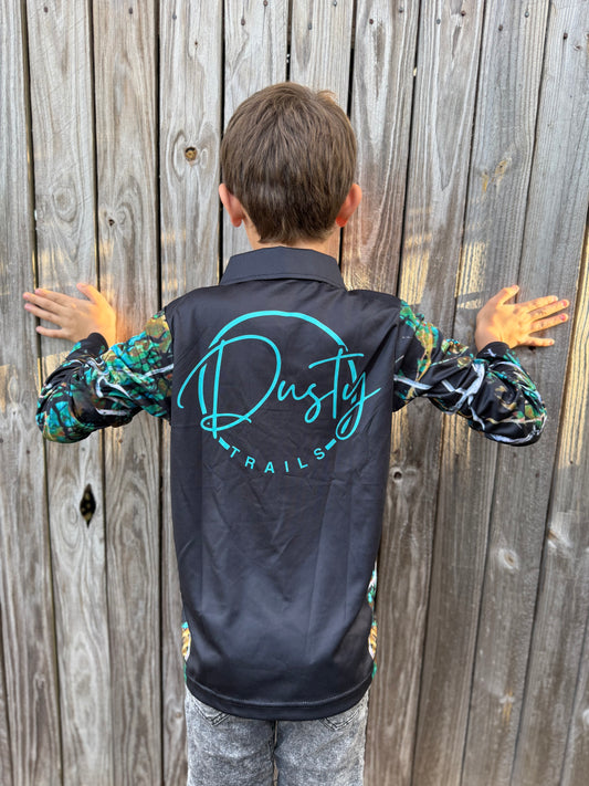 Black & Blue Fishing Jersey