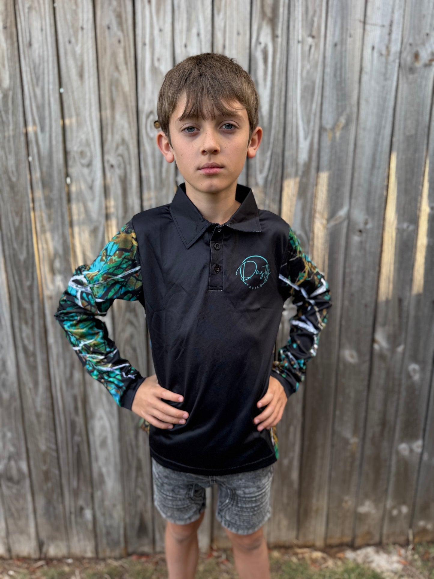 Black & Blue Fishing Jersey