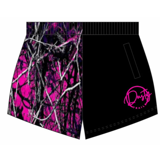 Pink Real Leaf Camo Footy Pants