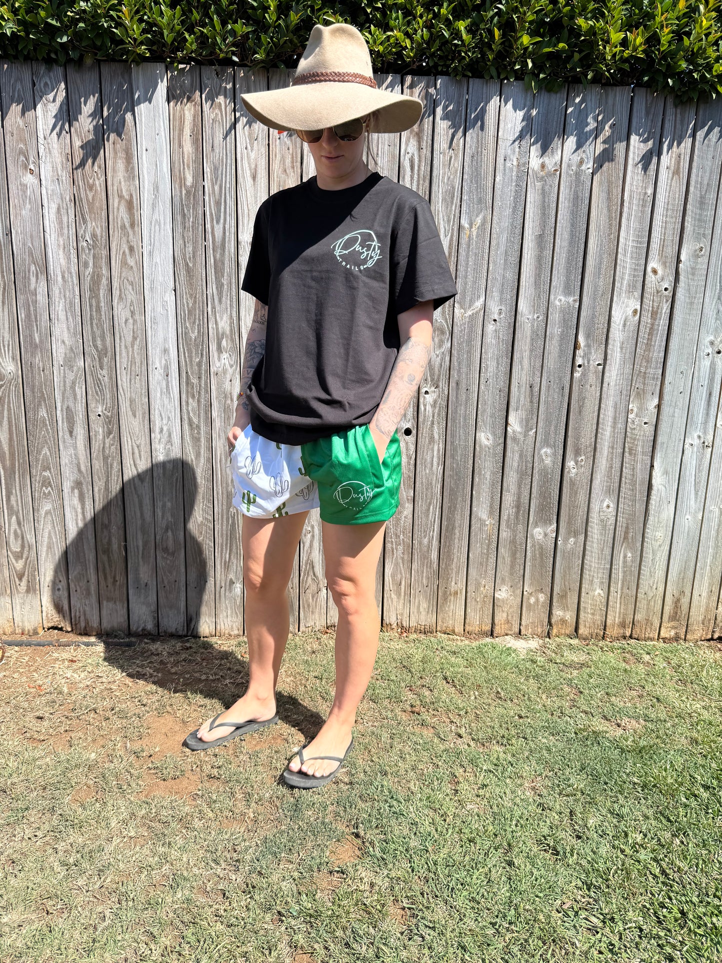 Black and Mint Tshirt